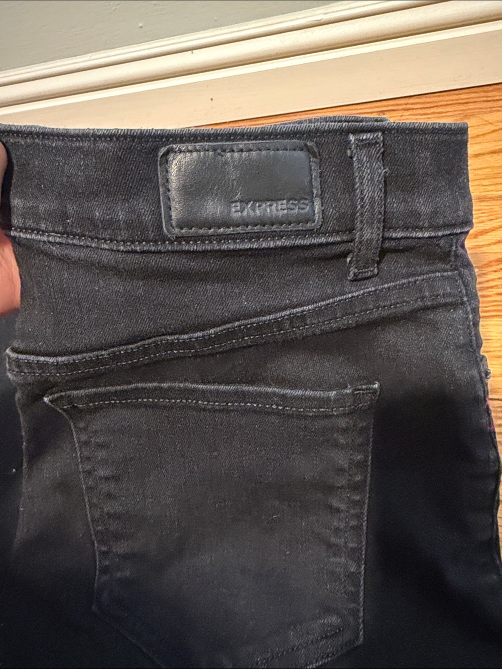 Express Women’s Skinny Black Jeans - Stretch Denim